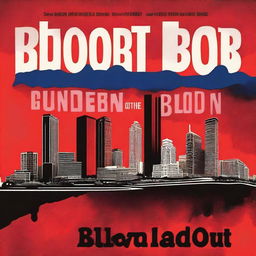 A captivating book cover for the author Robert Marian, titled 'Blood In Blood Out'