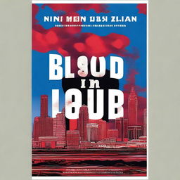 A gripping book cover for the author Robert Marian, titled 'Blood In Blood Out'