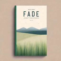 Design a book cover titled 'Fade Into Nothingness