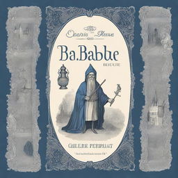 Create a book cover for 'La Barbe bleue' by Charles Perrault, originally published in 1695