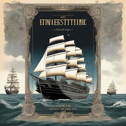 Create a book cover for 'El transatlántico Great Eastern' by Jules Verne, originally published in 1871