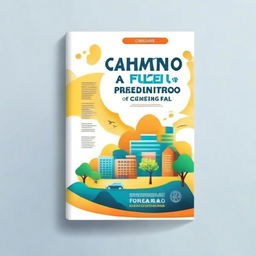 Create an ebook cover titled 'Caminho para a Fortuna: 10 Maneiras de Fazer Seu Primeiro Milhão'