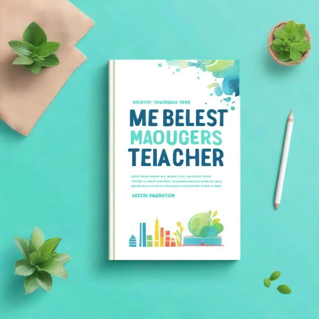 Create a book cover design for a book titled 'Stress Management for Teachers'