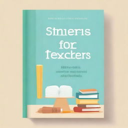 Create a book cover design for a book titled 'Stress Management for Teachers'