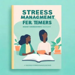 Design a book cover for a book titled 'Stress Management for Teachers'