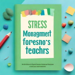 Design a book cover for a book titled 'Stress Management for Teachers'