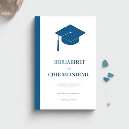 A simple and elegant book cover design for a graduation theme