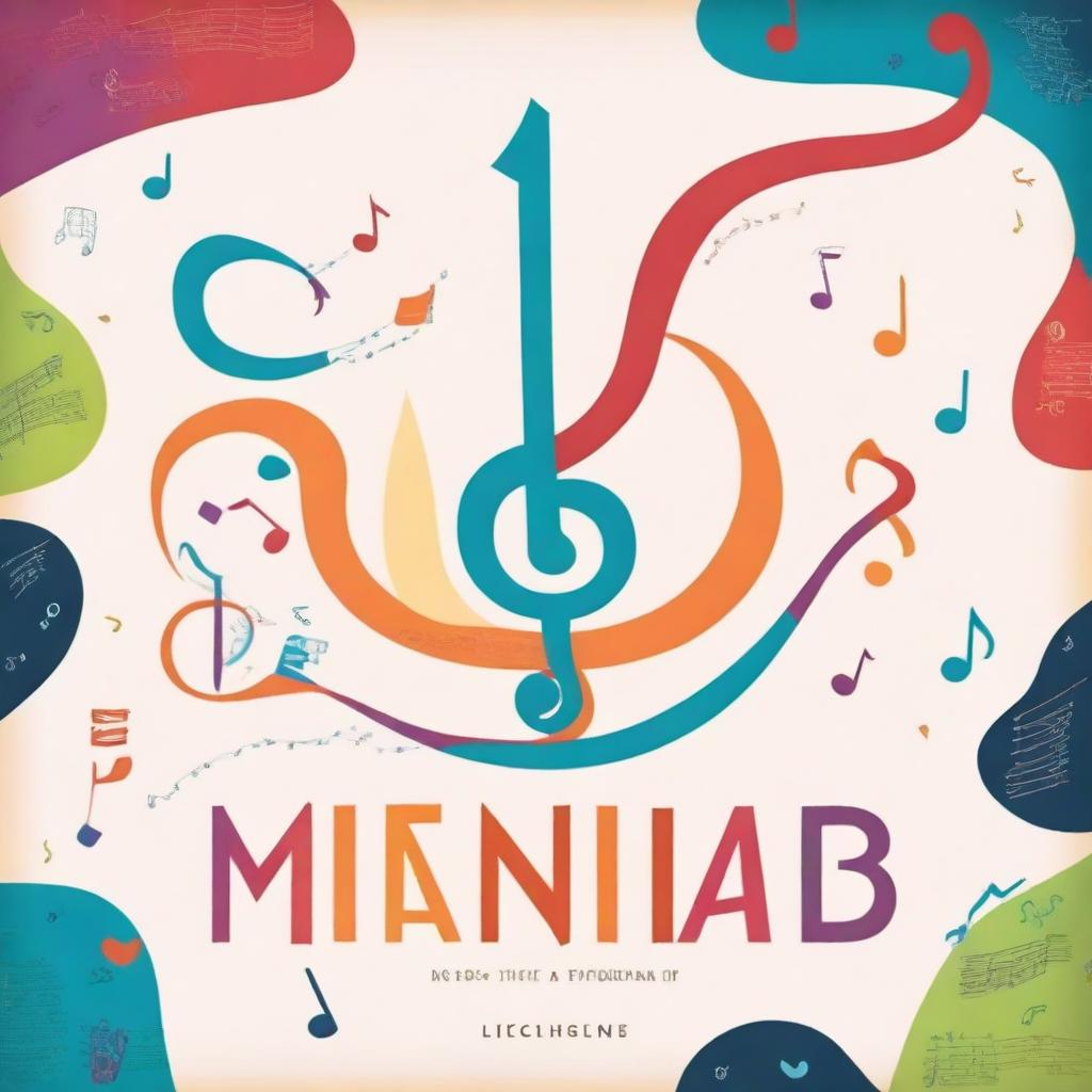 A visually engaging book cover for a music book focused on the topic of triads