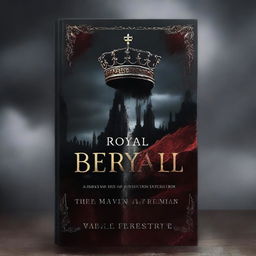 A book cover for a novel titled 'Royal Betrayal'