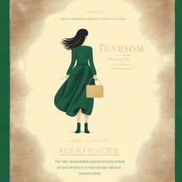 Design a book cover for a storybook titled 'Wisdom of Wealth: The Return She Never Expects'