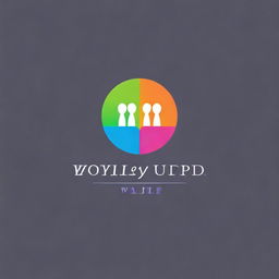 Create a unique and eye-catching logo for a community called WJP