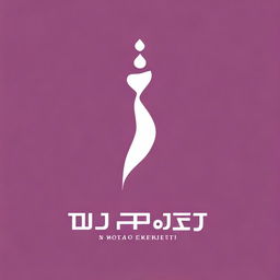 Create a logo that features the text 'W J P wota jeketi48 people