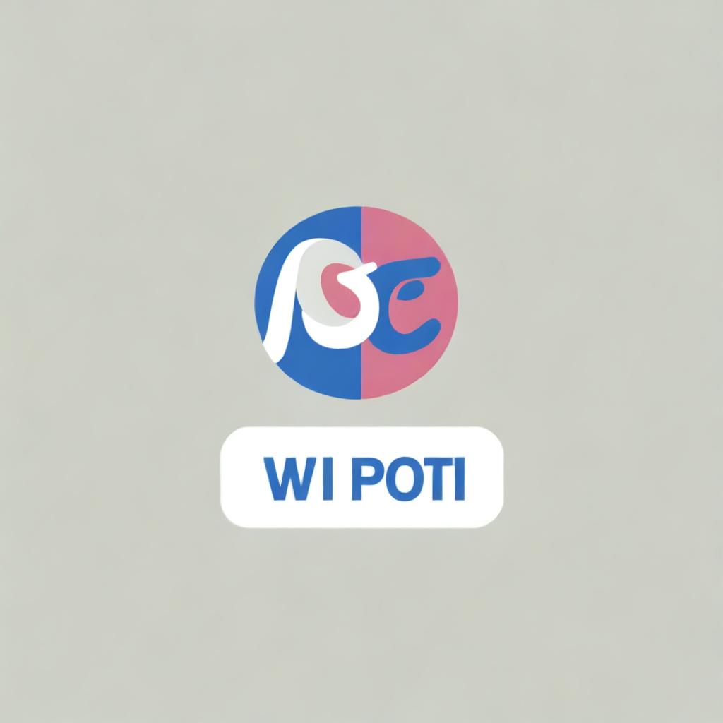 Create a logo that prominently features the text 'W J P' and 'wota jeketi48 people'