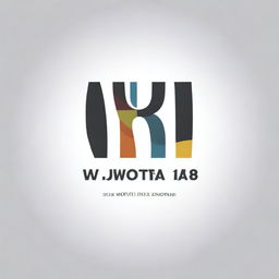 Design a logo that prominently displays the text 'W J P wota jeketi48 people'