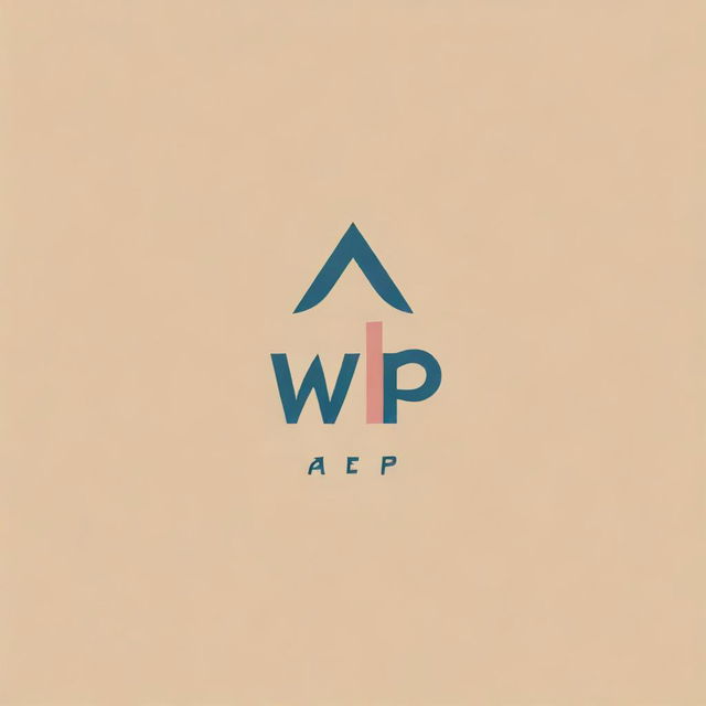 Create a logo that prominently features the text 'W J P'