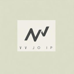 Create a logo that prominently features the text 'W J P'