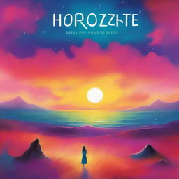 Book cover for 'Além do Horizonte' by Marcella Rios