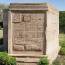 A detailed image of a wall with a prominent cornerstone