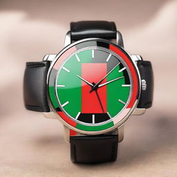 A refined collection of elegant wristwatches featuring the Kenyan flag design on their dials