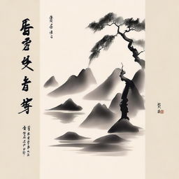 A book cover titled '笃行' featuring elegant Chinese calligraphy