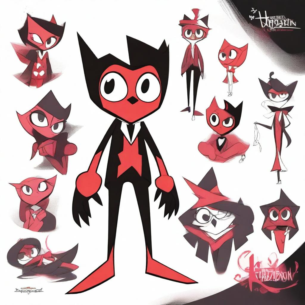 Create an original character inspired by Hazbin Hotel