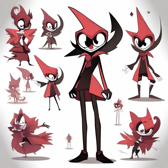 Create an original character inspired by Hazbin Hotel