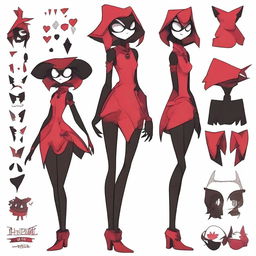 Create an original character inspired by Hazbin Hotel