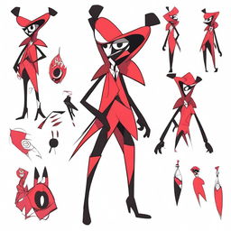 Create an original character inspired by Hazbin Hotel