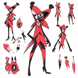 Create an original character inspired by Hazbin Hotel