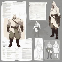 Create an original character sheet