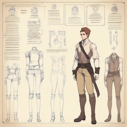 Create an original character sheet