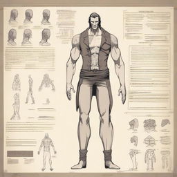 Create an original character sheet