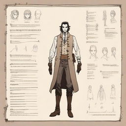 Create an original character sheet