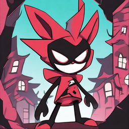 Create an original character in the style of Hazbin Hotel