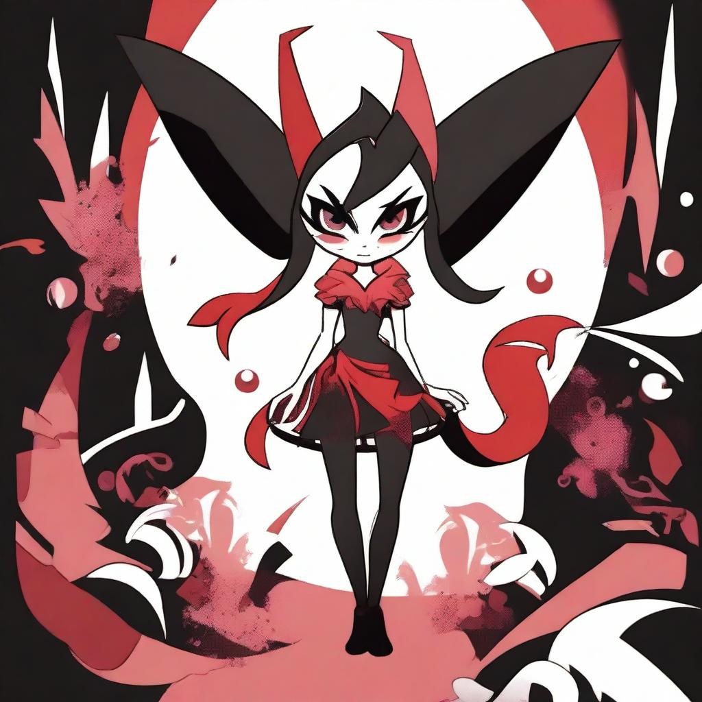 Create an original character in the style of Hazbin Hotel