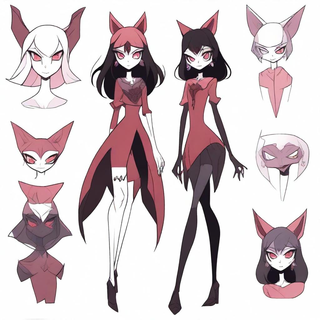 Create an original character inspired by Hazbin Hotel