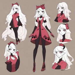 Create an original character inspired by Hazbin Hotel