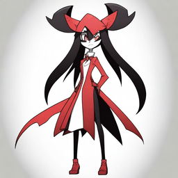 Create an original character in the style of Hazbin Hotel