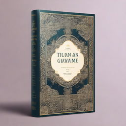 A beautifully illustrated book cover image for a novel, featuring intricate designs and elegant typography