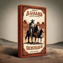 Create a book cover measuring 512 × 800 in a western style