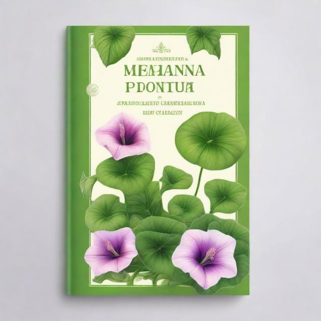 Create a book cover for 'Aprovechamiento de la planta de Ipomoea carnea'