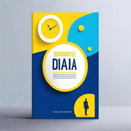 Create a sleek, modern book cover design for 'Dominate Your Day: Effective Techniques for Maximum Efficiency'