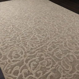 A lavish carpet with intricate patterns inspired by US Dollar currency lacing the surface