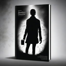 Design a captivating book cover featuring a young and cool protagonist emanating darkness from their body