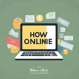 Create an image for a comprehensive guide on how to make money online