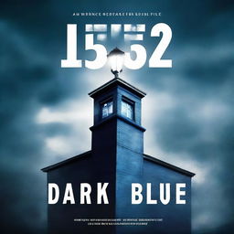 Create a book cover for a book titled 'Dark Blue'