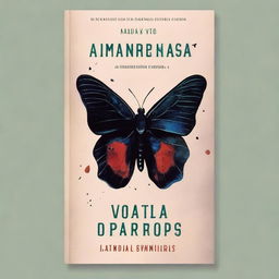 Book cover for the novel 'De volta ao Caso da Mariposa Negra'