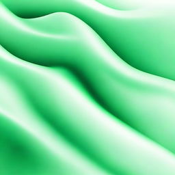 Create an abstract image featuring smooth lines with a gradient in green pastel colors