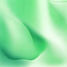 Create an abstract image featuring smooth lines with a gradient in green pastel colors