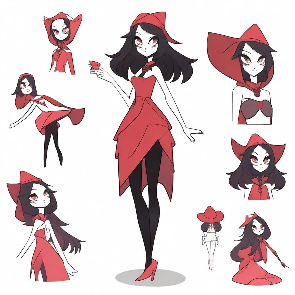 Create an original character inspired by Hazbin Hotel